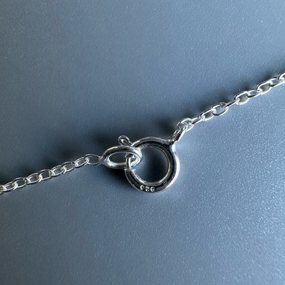 Sterling Silver Airplane Pendant and Necklace - Picture 5 of 7